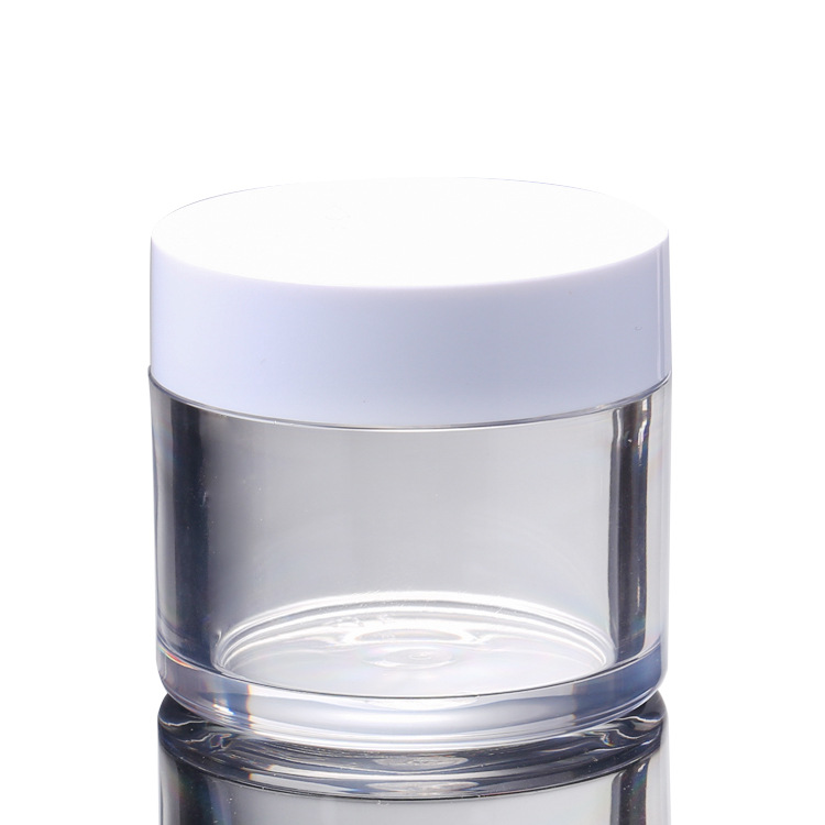 Low Price Wholesale Face Care Body Scrub PET Jars With Screw Top Lids