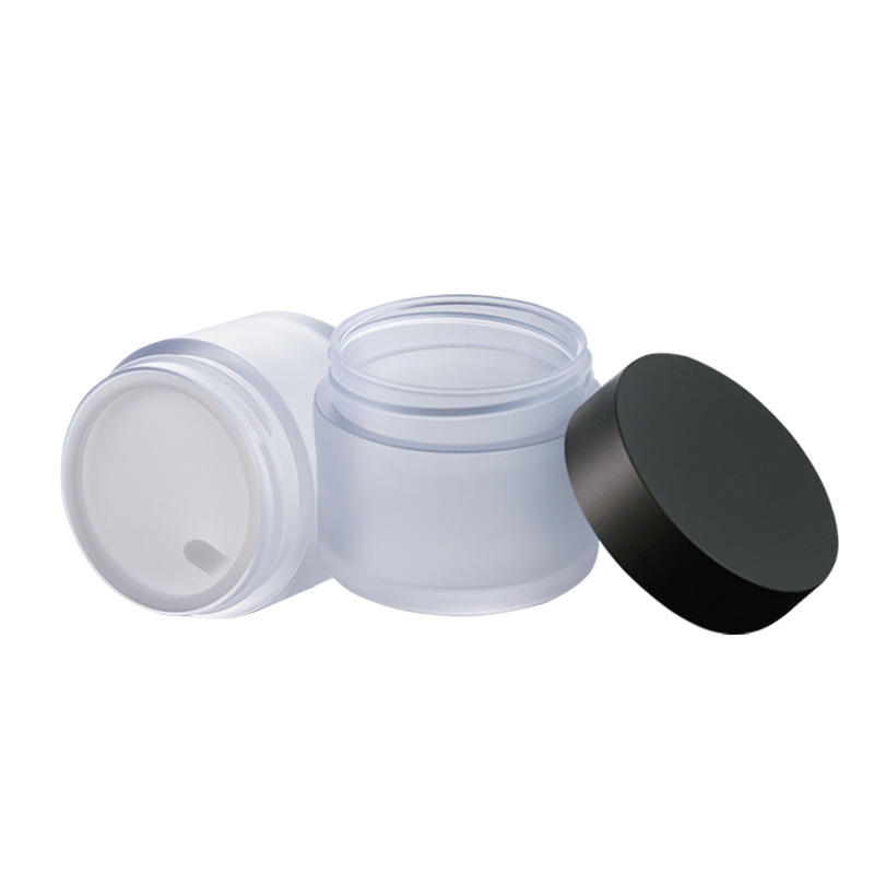 Low Price Wholesale Face Care Body Scrub PET Jars With Screw Top Lids