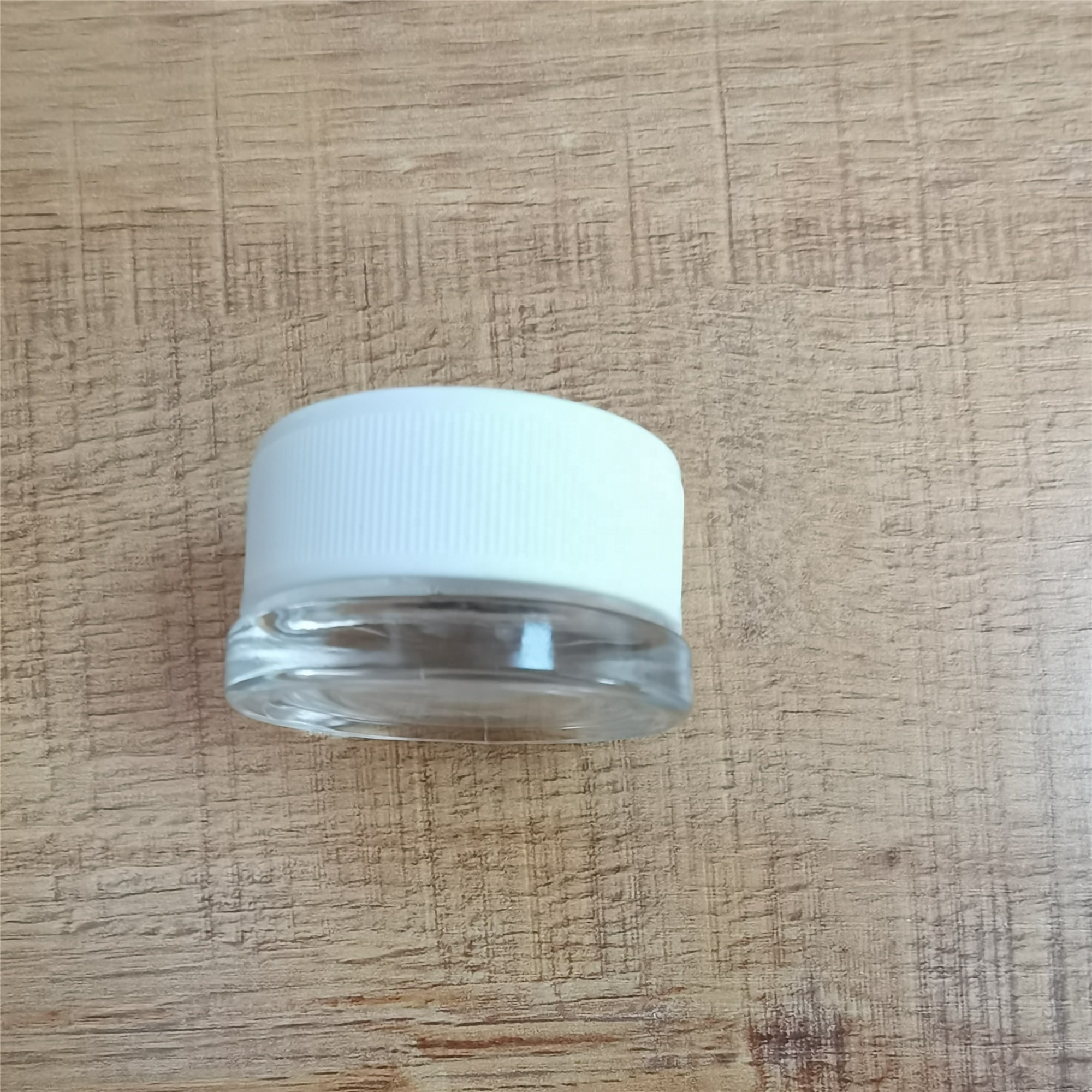 Low Profile 9ML Weed Containers Empty Clear Hemp Flower Child Resistant Glass Jar With Printings