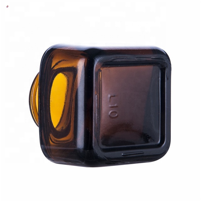 Low moq amber empty moisturiser and eye glass skin cream jar