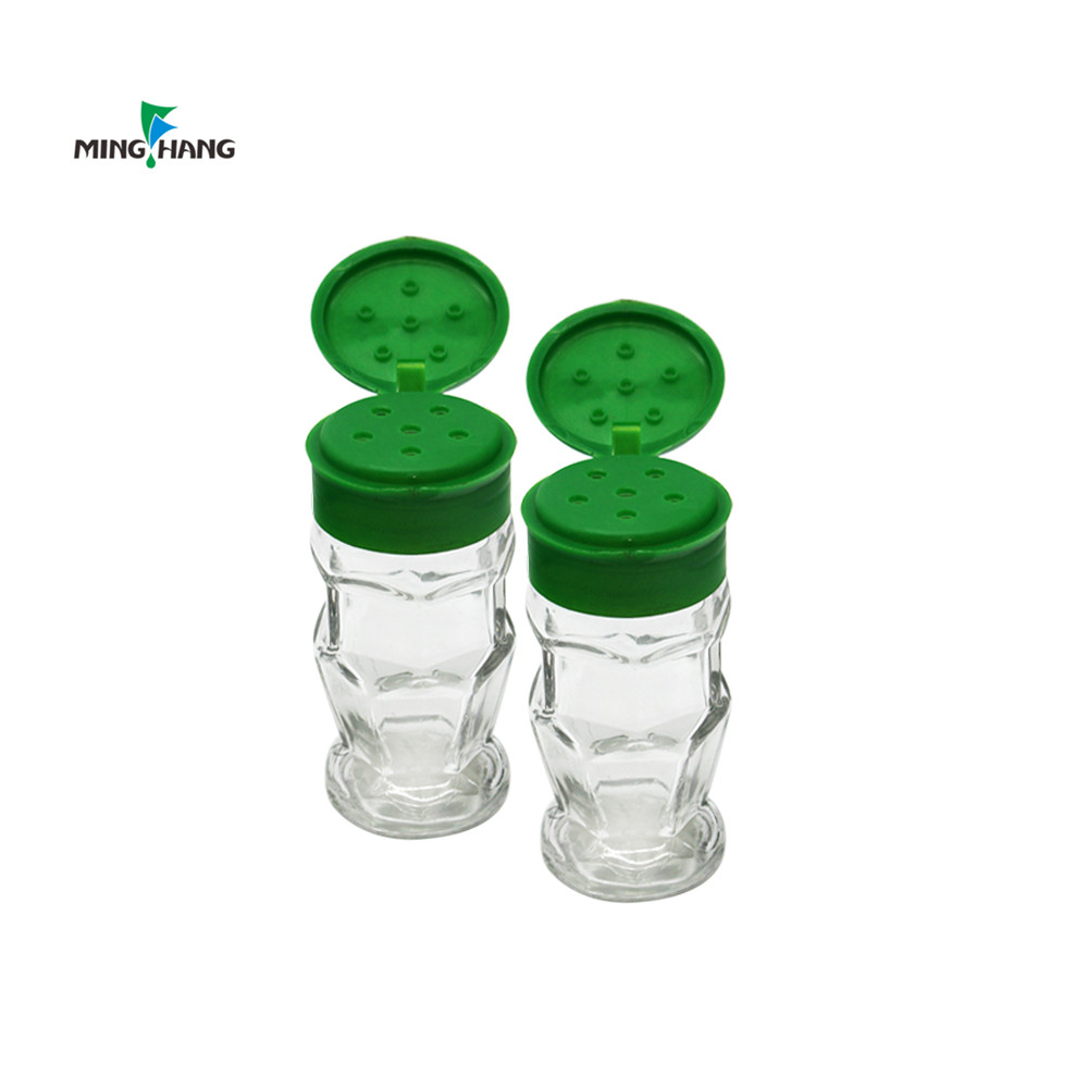 Low price empty 50ml shaker jar glass spice bottle