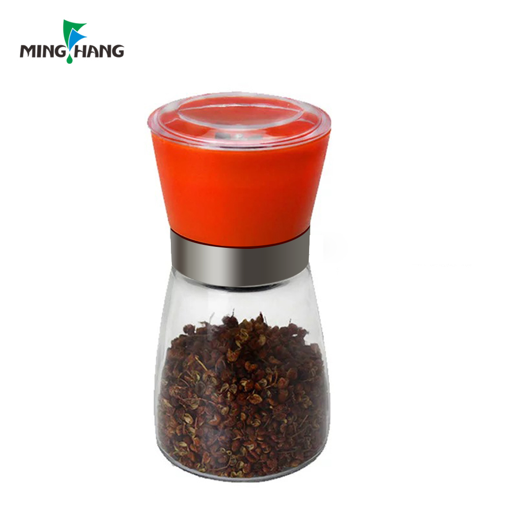 Low price empty 50ml shaker jar glass spice bottle