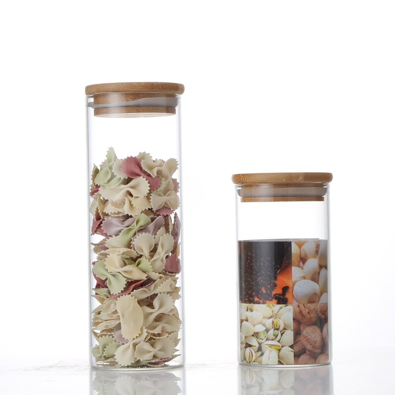 Lowest Price Silicone Storage Jar Seals Home Storage Glass Tea Storage Jars Creative