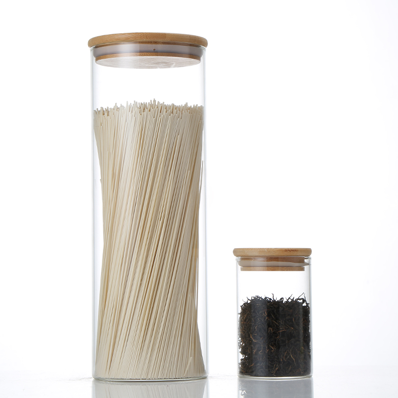 Lowest Price Silicone Storage Jar Seals Home Storage Glass Tea Storage Jars Creative