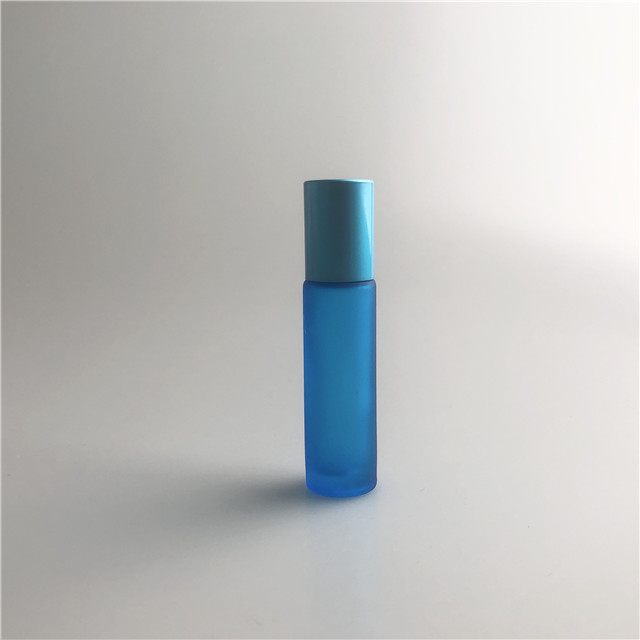 Lubricantes sexo bottles / Rainbow color 10ml glass steel roller bottles