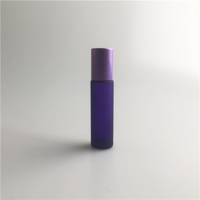 Lubricantes sexo bottles / Rainbow color 10ml glass steel roller bottles