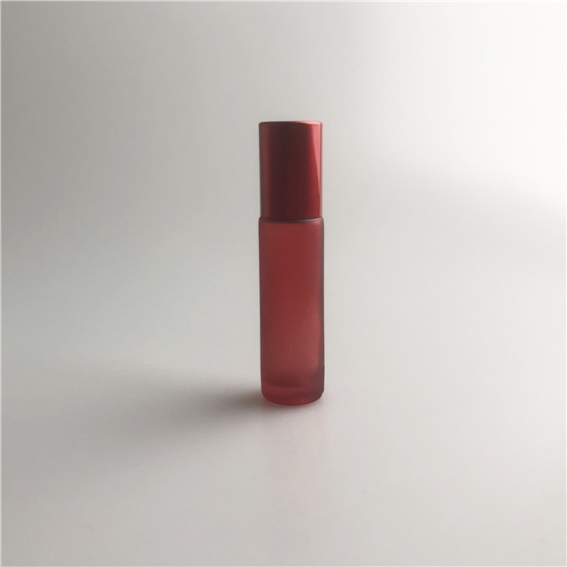Lubricantes sexo bottles / Rainbow color 10ml glass steel roller bottles