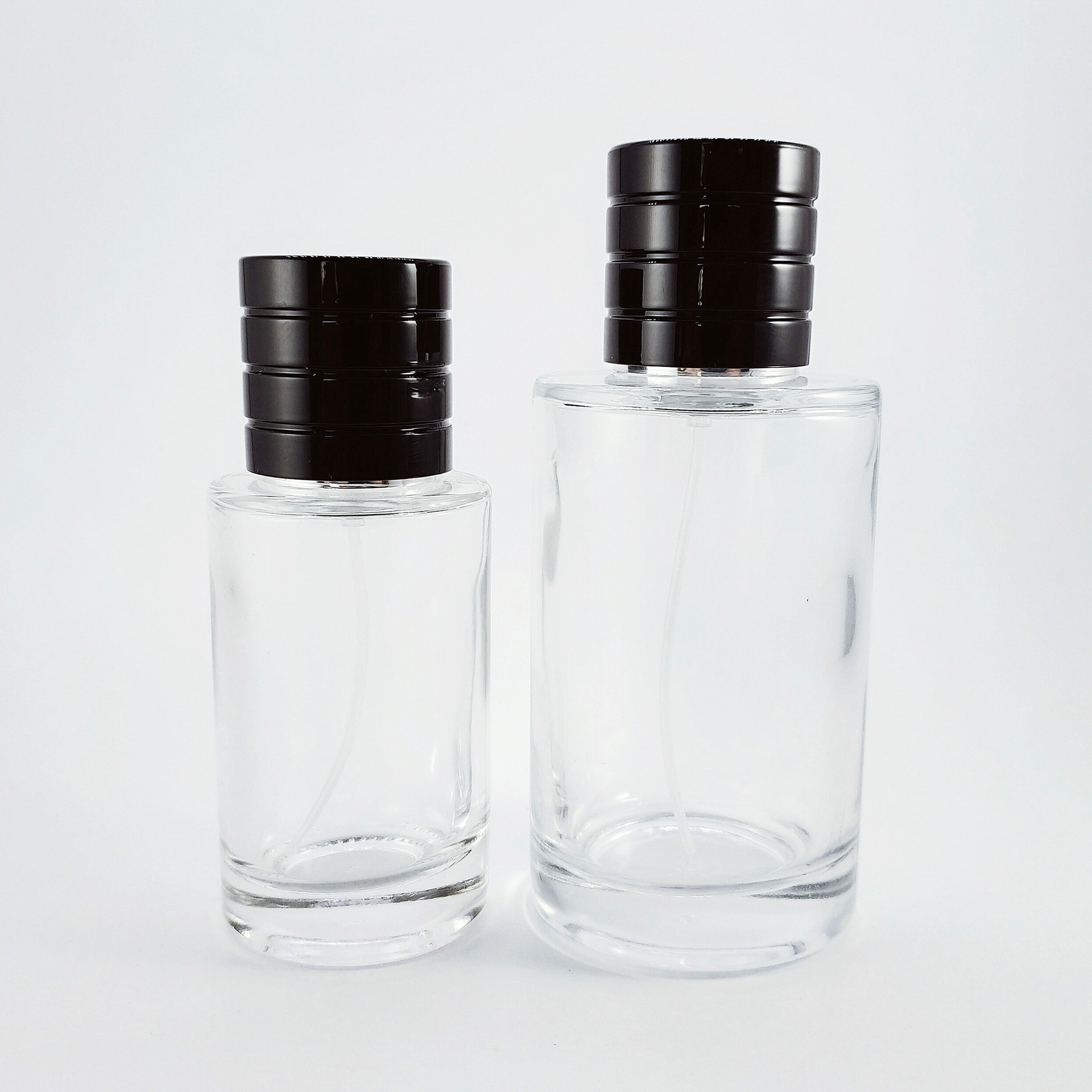Lucxury 100ml clear glass sprayer perfume bottle