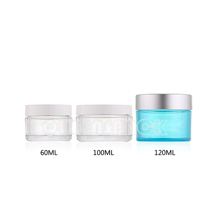 Luxurious Skin Care Cream Cosmetic Jar Packaging 60ml Cosmetic Plastic Containers Cream Jar