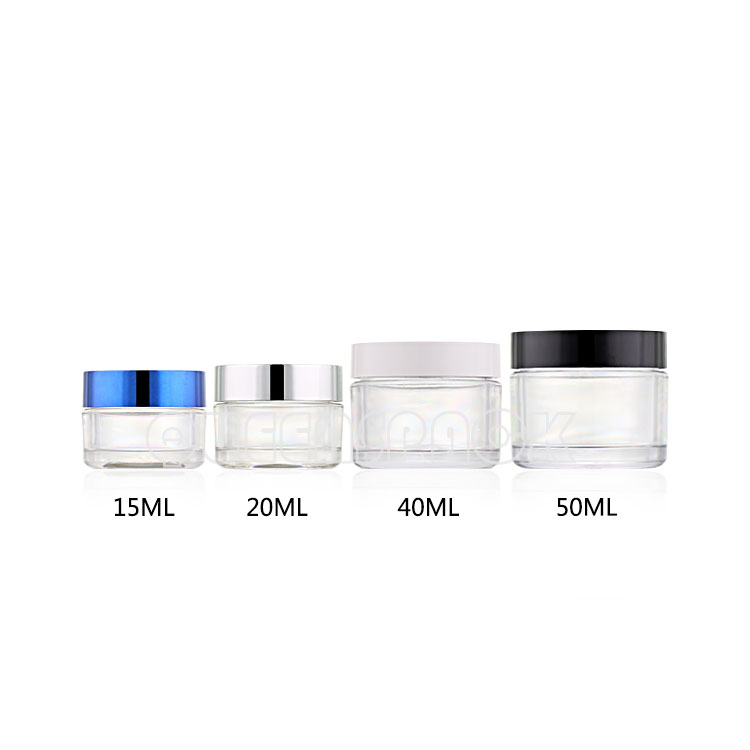 Luxurious Skin Care Cream Cosmetic Jar Packaging 60ml Cosmetic Plastic Containers Cream Jar