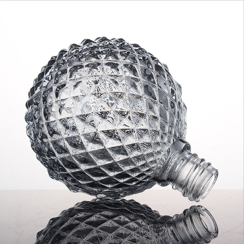 Luxury 100ml Vintage Style Ball Shaped Refillable Fine spray Perfume Atomizer Spray Glass Bottle