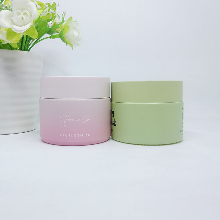 Luxury 10g 15g 20g 30g painting White and red Porcelain Cosmetics Packaging Cream Glass Jar with plastic lid