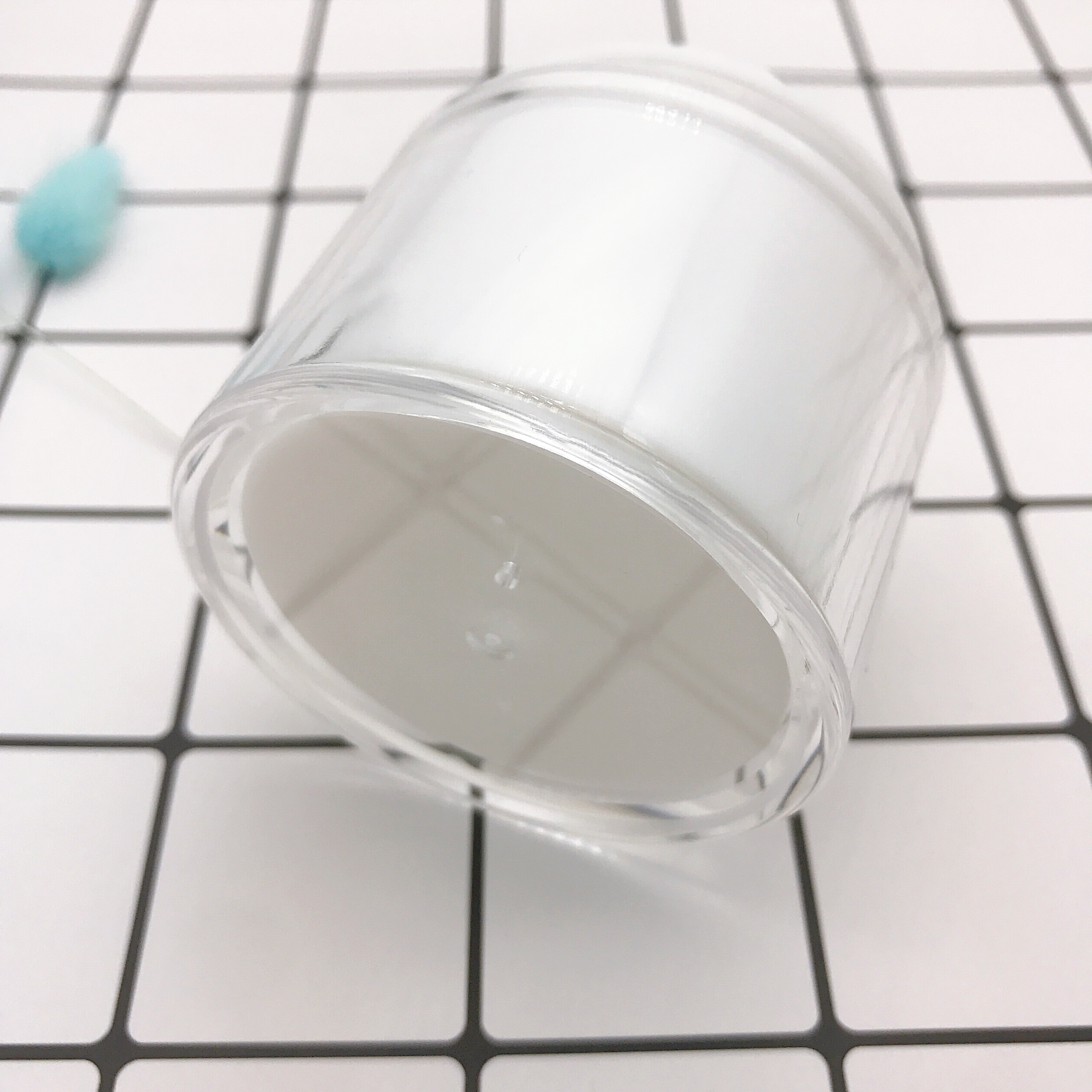 Luxury 15g 30g 50g Round Cream Cosmetic Container Acrylic Skin Care Airless Jars with Pump