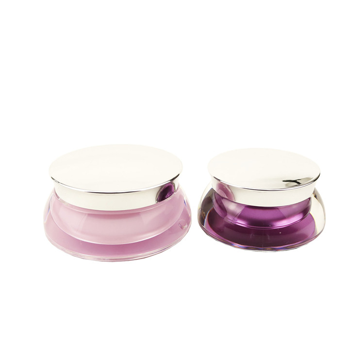 Luxury 15g 30g skincare lotion cream container empty round black double wall bamboo cosmetic acrylic 20ml jar with bamboo lid