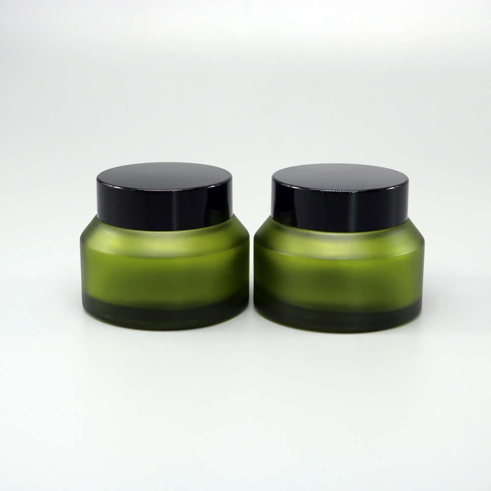 Luxury 15g Mini Clear Eye Cream Empty Round Glass Jar Cosmetic Packaging Pomade Container With Gold Lid