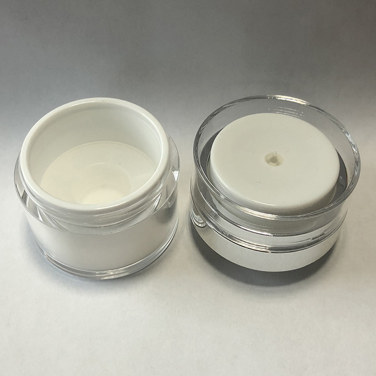 Luxury 15gr. Airless Makeup Pump Jar Retail