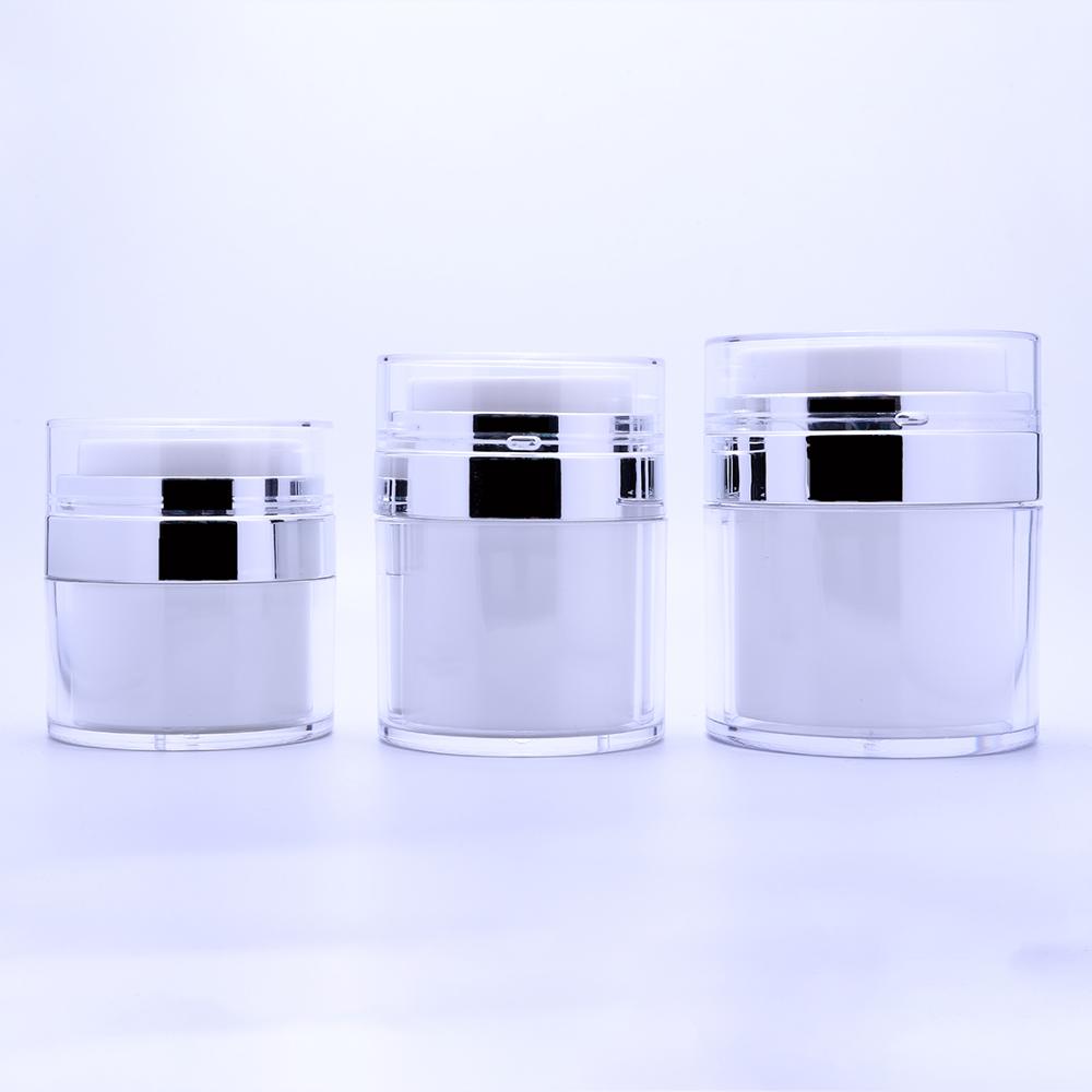 Luxury 15gr. Airless Makeup Pump Jar Retail
