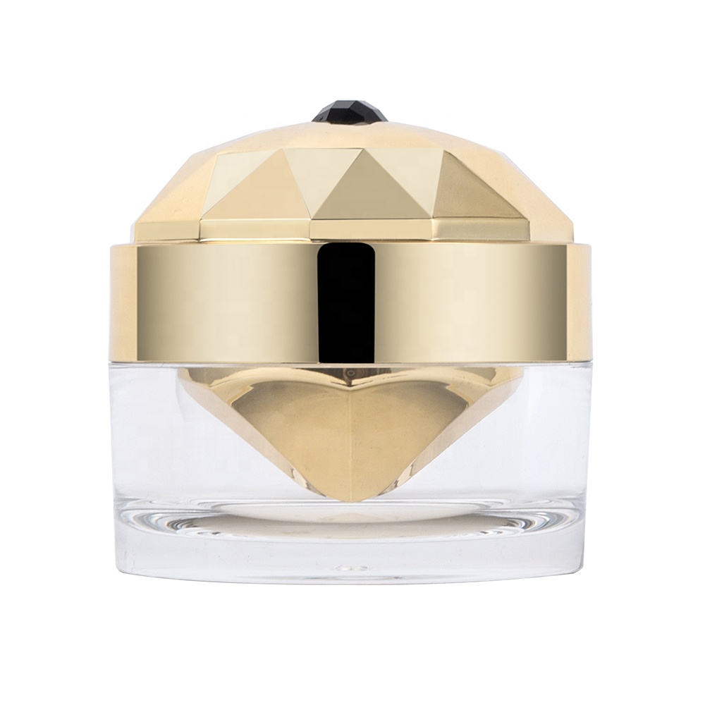 Luxury 15ml 30ml 50ml Acrylic Cosmetic Jar with special design cap