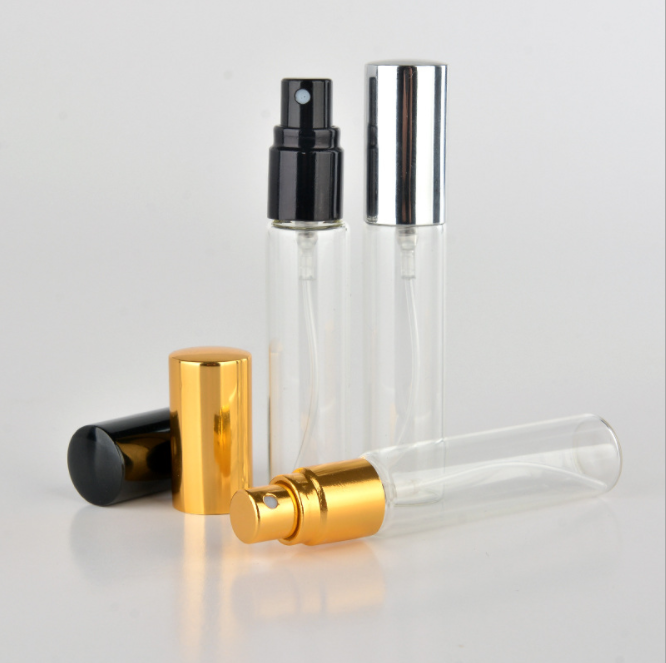 Luxury 2.5Ml 3Ml 5Ml 10Ml Clear Empty Glass Pump Spray Cosmetic Perfume Bottle