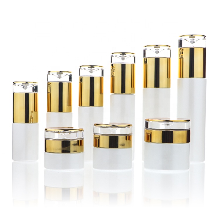 Luxury 20g 30g 50g  20ml 30ml 40ml 50ml 100ml Cosmetics Packaging Face Cream Serum Skin Care Cosmetic Bottle Sets