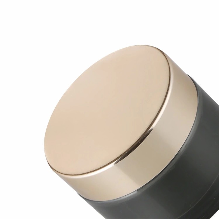 Luxury 20g Amber Frosted Cream Glass Jar With Gold Aluminum Lid Embossed Logo 5g 10g 20g 30g 100g 200g Also Available