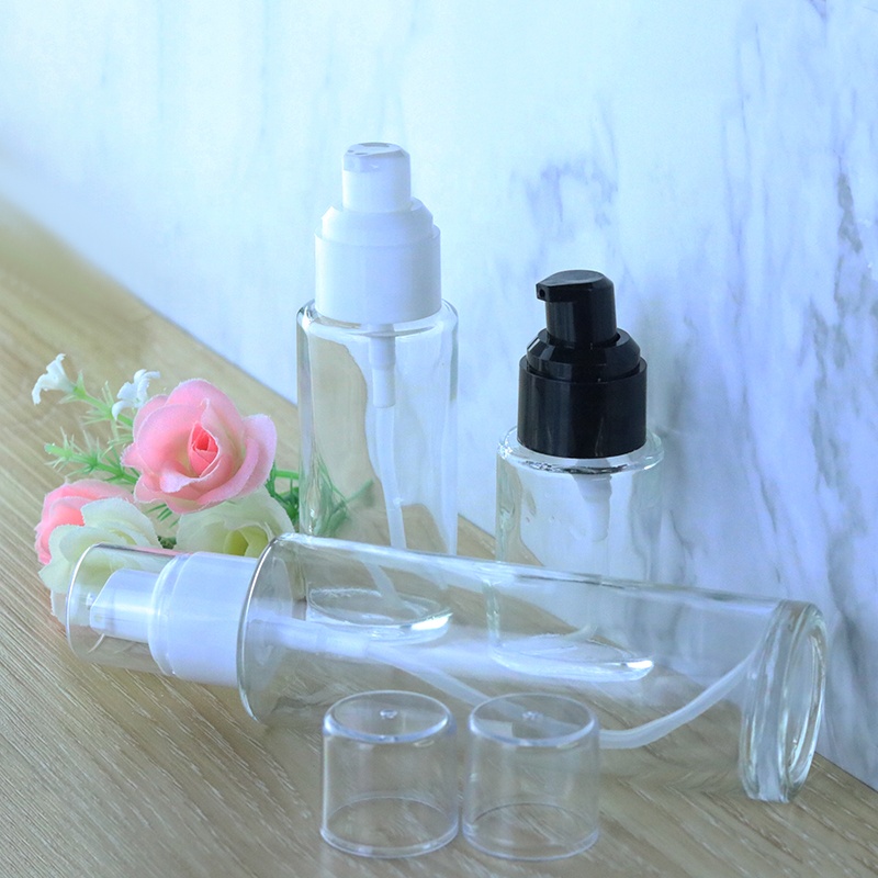 Luxury 20ml 30ml 40ml 50ml 60ml 80ml 100ml face cosmetic serum bottle with serum pump (EPG10)