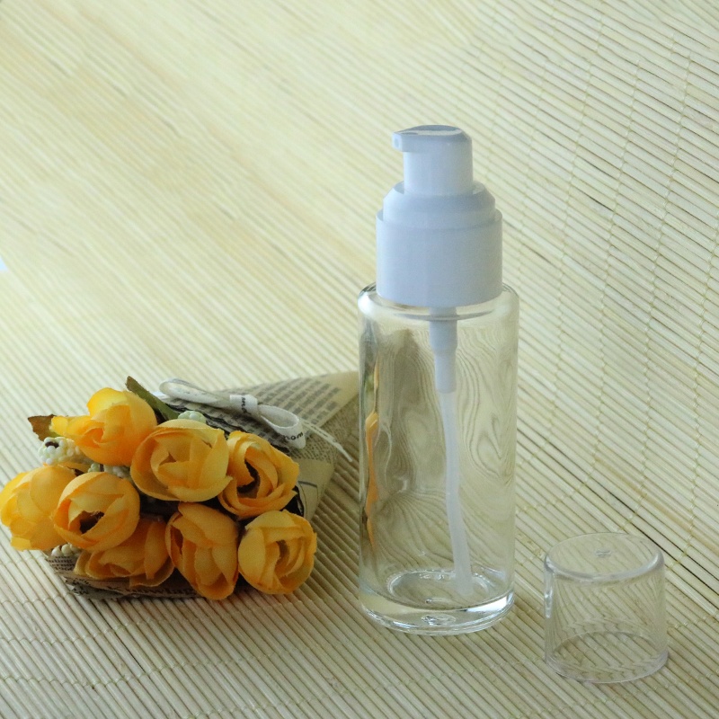 Luxury 20ml 30ml 40ml 50ml 60ml 80ml 100ml face cosmetic serum bottle with serum pump (EPG10)