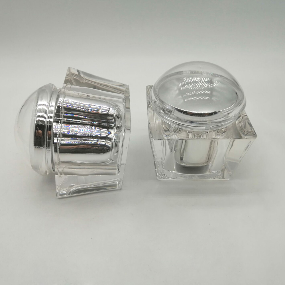 Luxury 250g Unique Acrylic Cosmetic Cream Jar