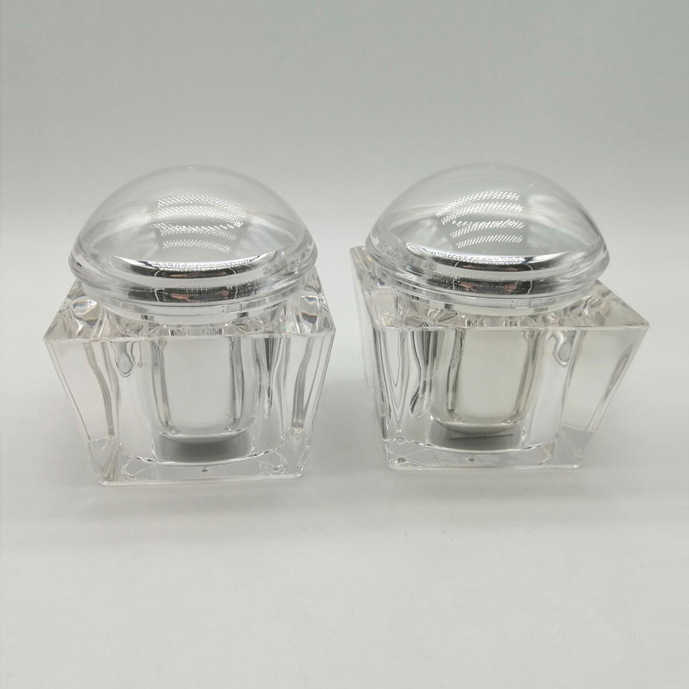 Luxury 250g Unique Acrylic Cosmetic Cream Jar