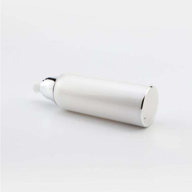 Luxury 30ml 50ml 100ml 120ml white acrylic lotion airless pump bottle