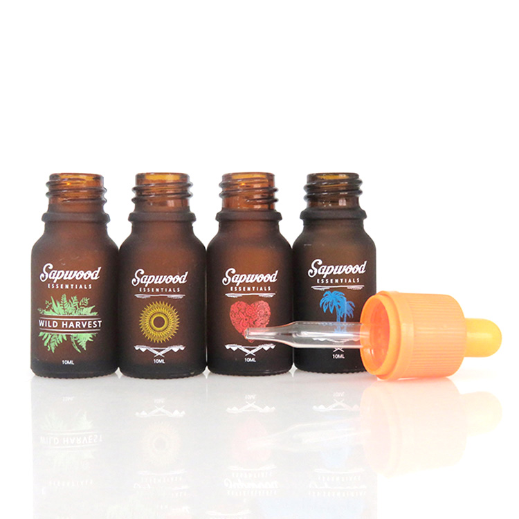 Luxury 30ml 50ml 60ml 100ml custom silk screen printing design on glass dropper bottle