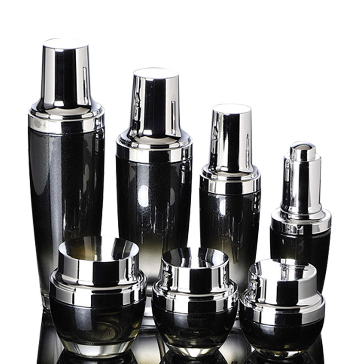 Luxury 30ml 50ml Glass Serum Bottle With Dropper/Spray lotion Pump, 100ml 120ml Cosmetic Glass Bottle Packaging Cream Jar