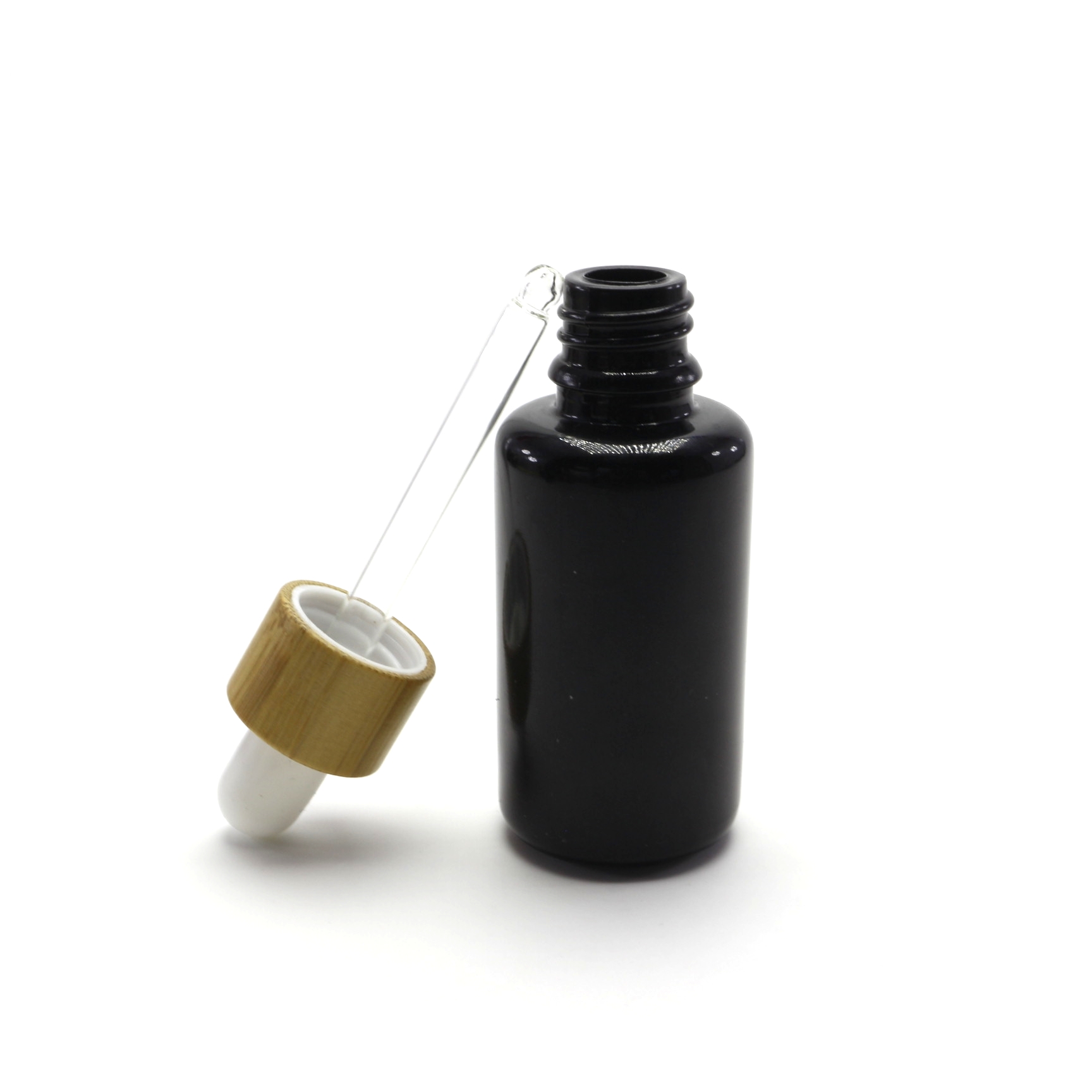 Luxury 30ml UV violet black glass bottle essential oil bottle VJ-0196RL