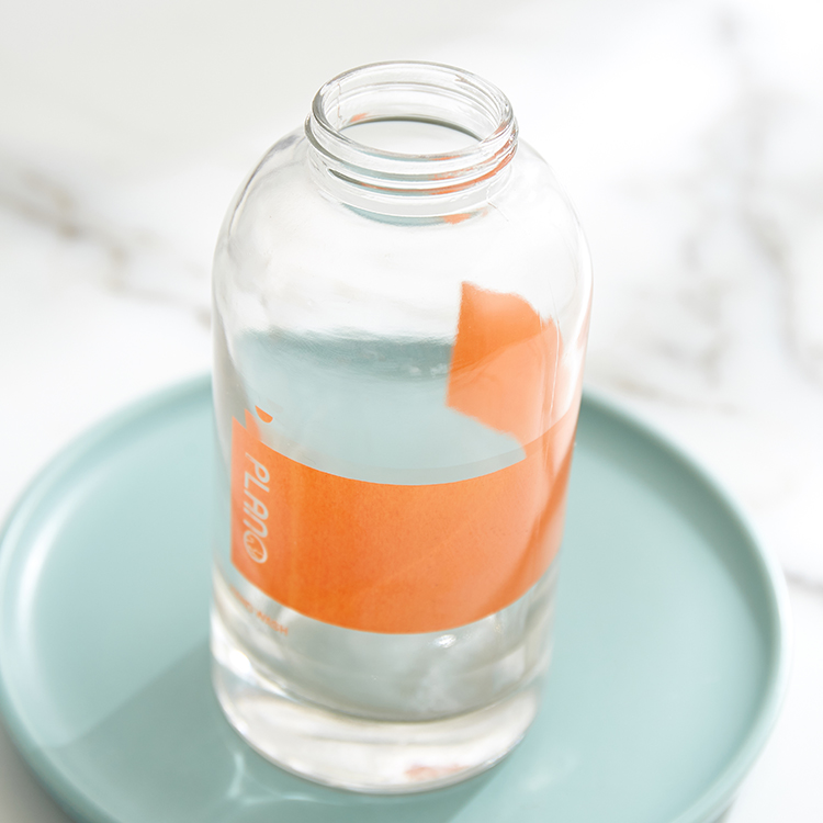 Luxury 350 ml Wide Mouth Glass Hand Soap Bottle with Foaming Pump Dispenser with Silicone Sleeve