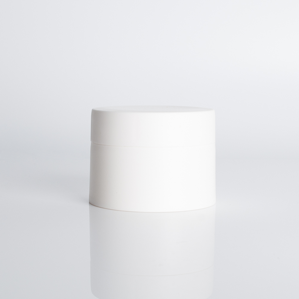 Luxury 3g 5g 10g 15g 30g 50g 3oz Cosmetic Empty White Thicken Matte face Cream Jar With gel polish Lid