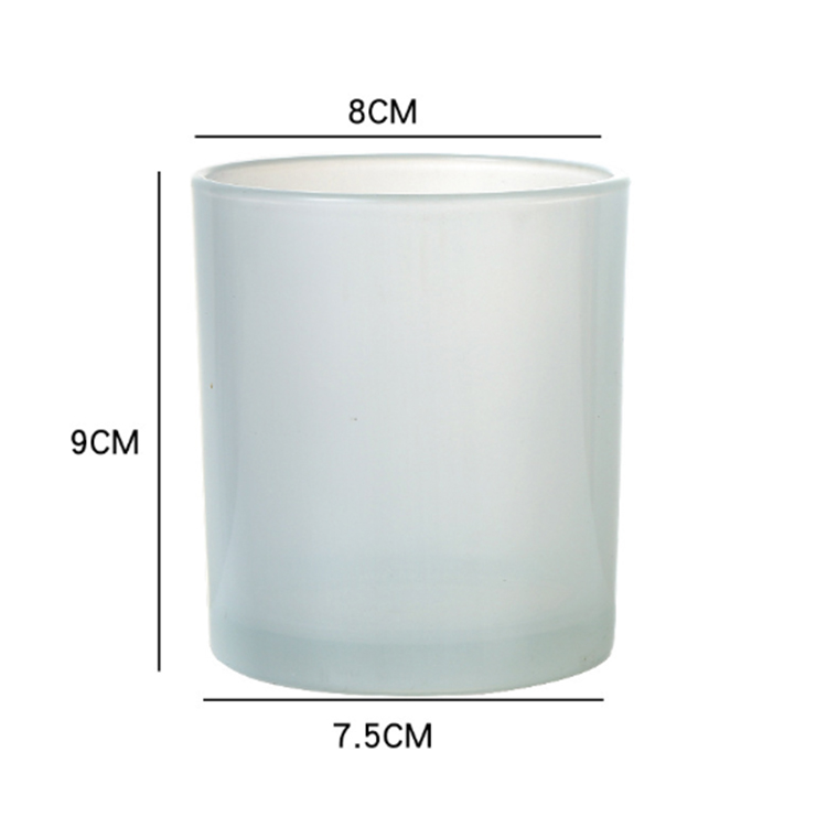 Luxury 4oz 8oz 10oz Glass Candle Jars with Wooden Lids for Candle Making