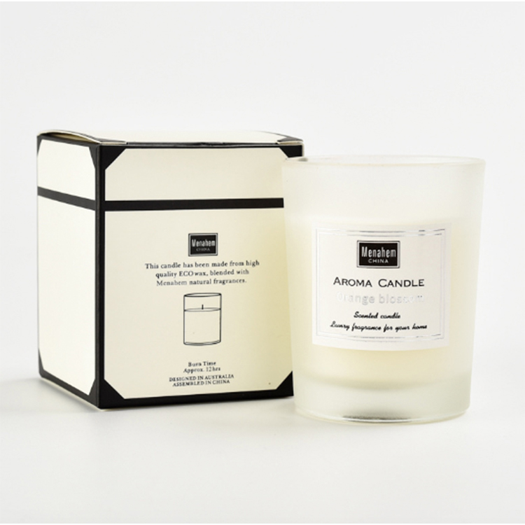 Luxury 4oz 8oz 10oz Glass Candle Jars with Wooden Lids for Candle Making