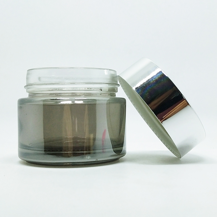 Luxury 5 10 15 20 25 30 g 50 100 ml empty round eye gel container face cream cosmetics glass jar for skin care