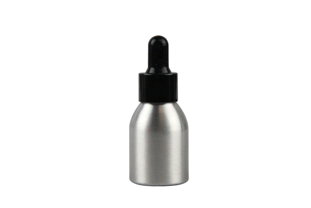 Luxury 50ml 10ml oil aluminum dropper bottle 30ml
