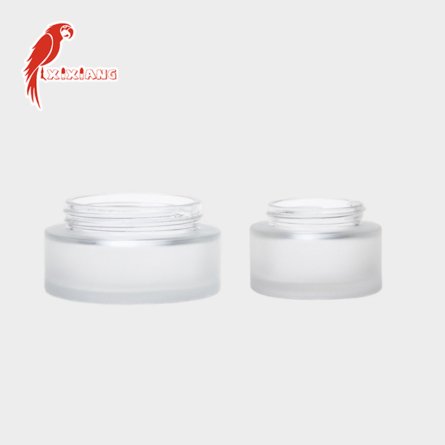 Luxury 5g 10g 15g 30g 50g 60g 100g CBD cosmetic glass cream bamboo container jar with wooden cap