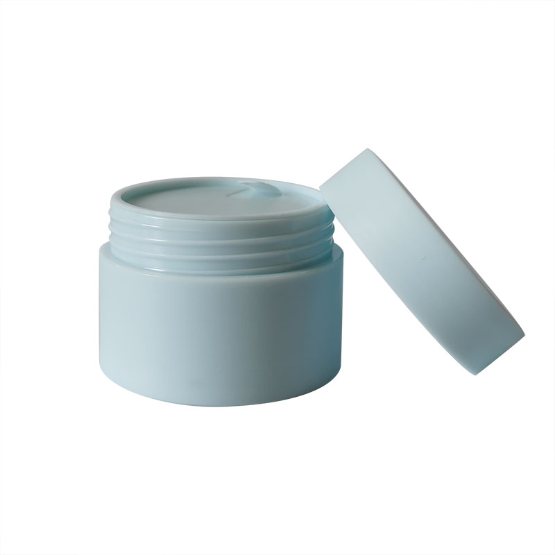 Luxury 5g 10g 15g 30g 50g 80g 1oz white pink blue black PP plastic empty cream container frosted cosmetic jars