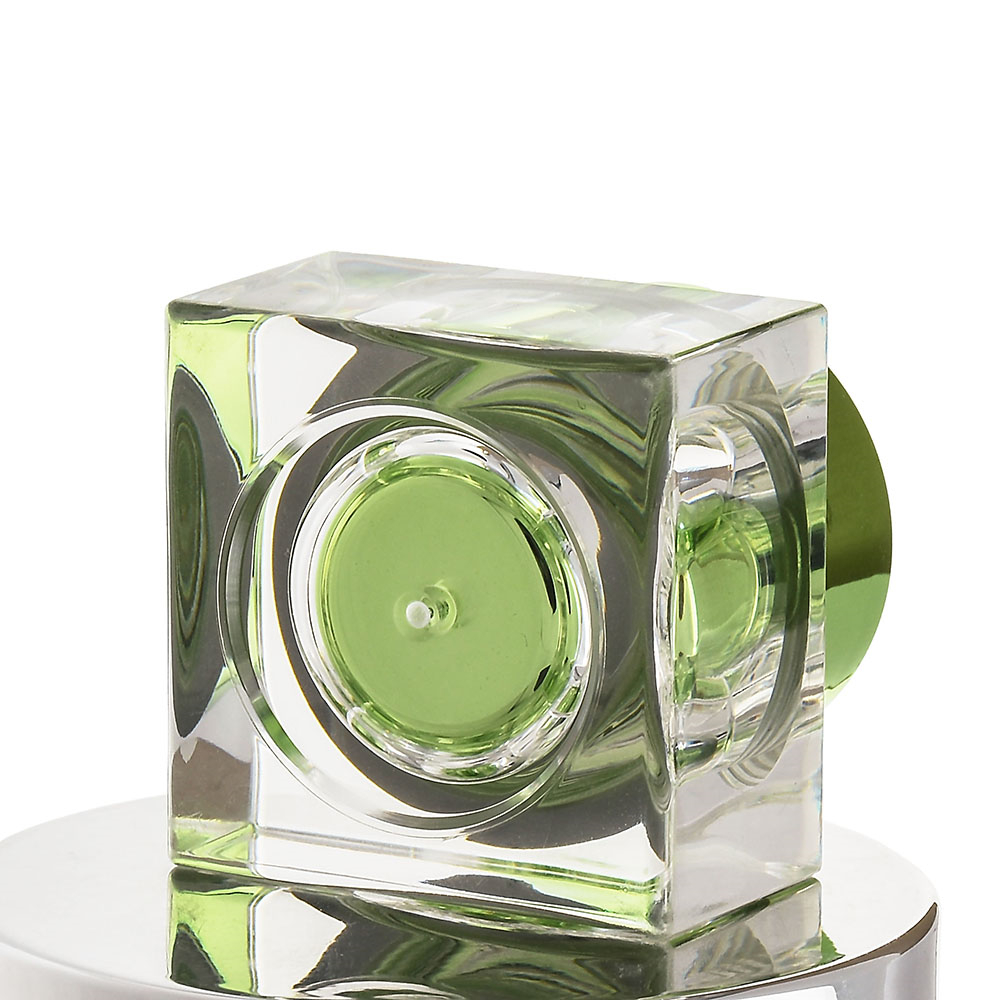 Luxury 5g 15g Cosmetic Packaging Acrylic Cream Jar with Aluminum Caps