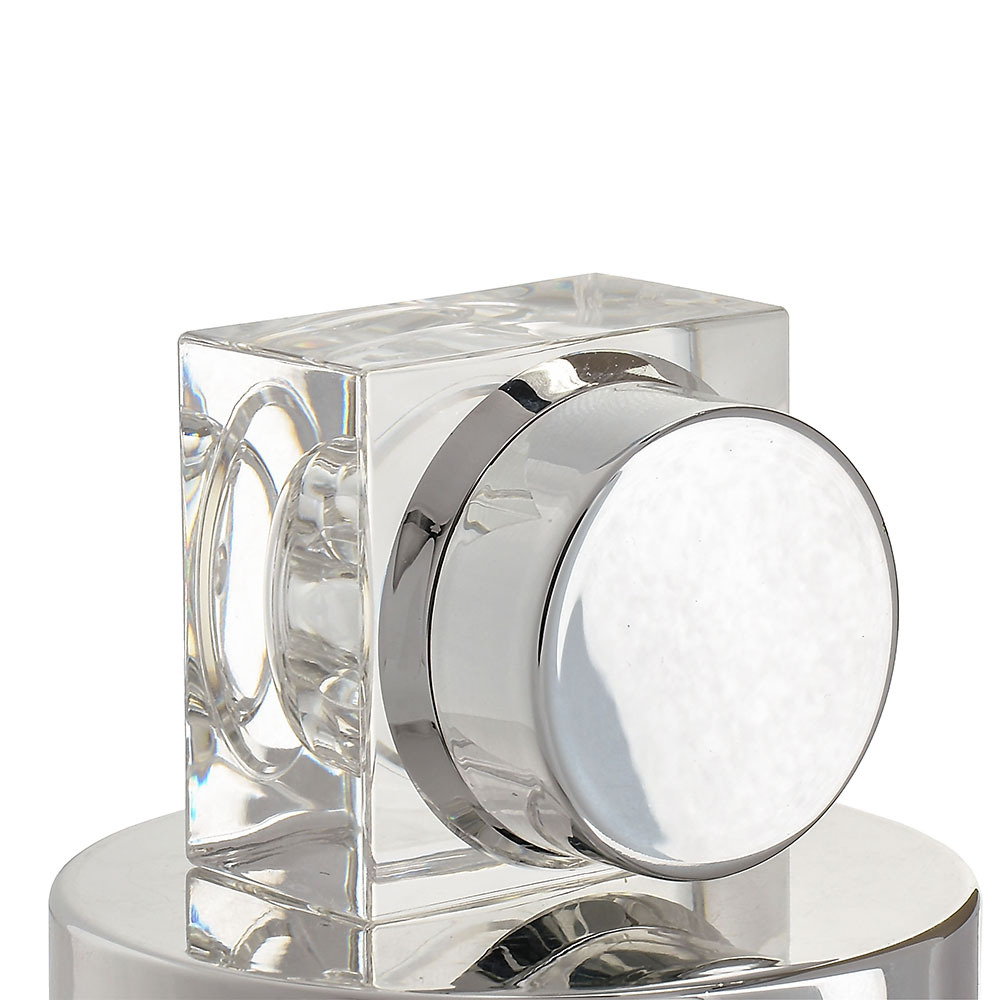 Luxury 5g 15g Cosmetic Packaging Acrylic Cream Jar with Aluminum Caps