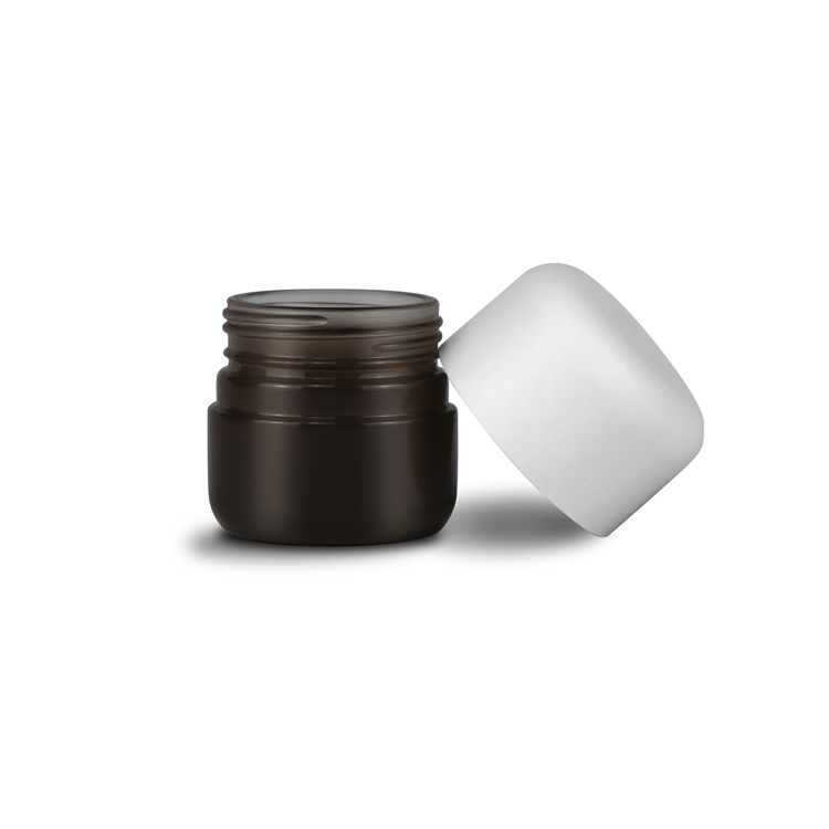 Luxury 5g 50g 70g 110g cbd hemp flower cr container cylinder empty weed thick wall glass jar with child resistant lid