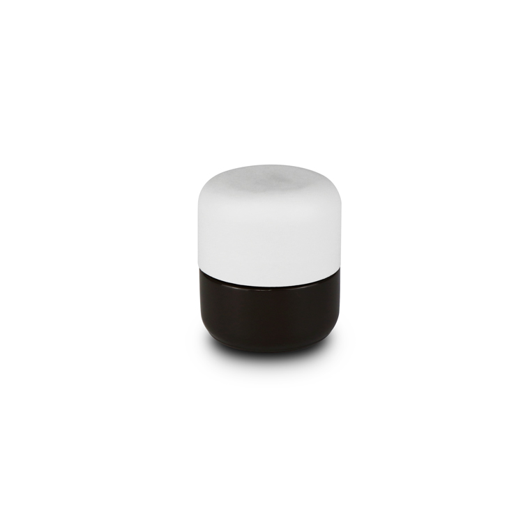 Luxury 5g 50g 70g 110g cbd hemp flower cr container cylinder empty weed thick wall glass jar with child resistant lid