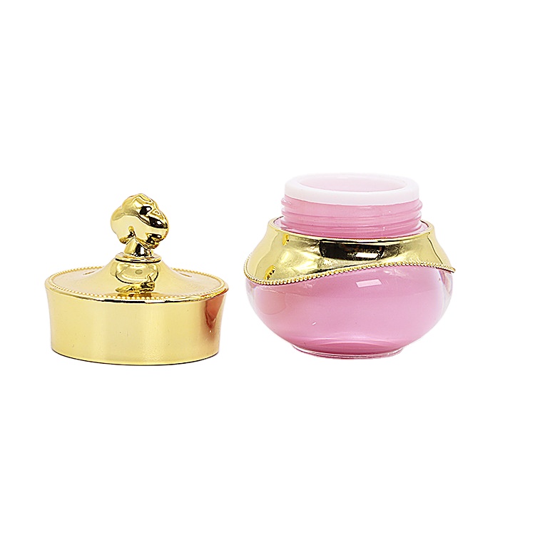 Luxury 5g acrylic crown shape cream jar