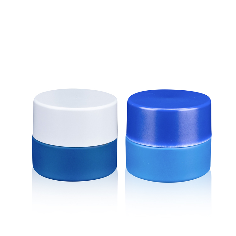 Luxury 5g round small cbd wax oil container mini green concentrate child proof glass jar with airtight lid