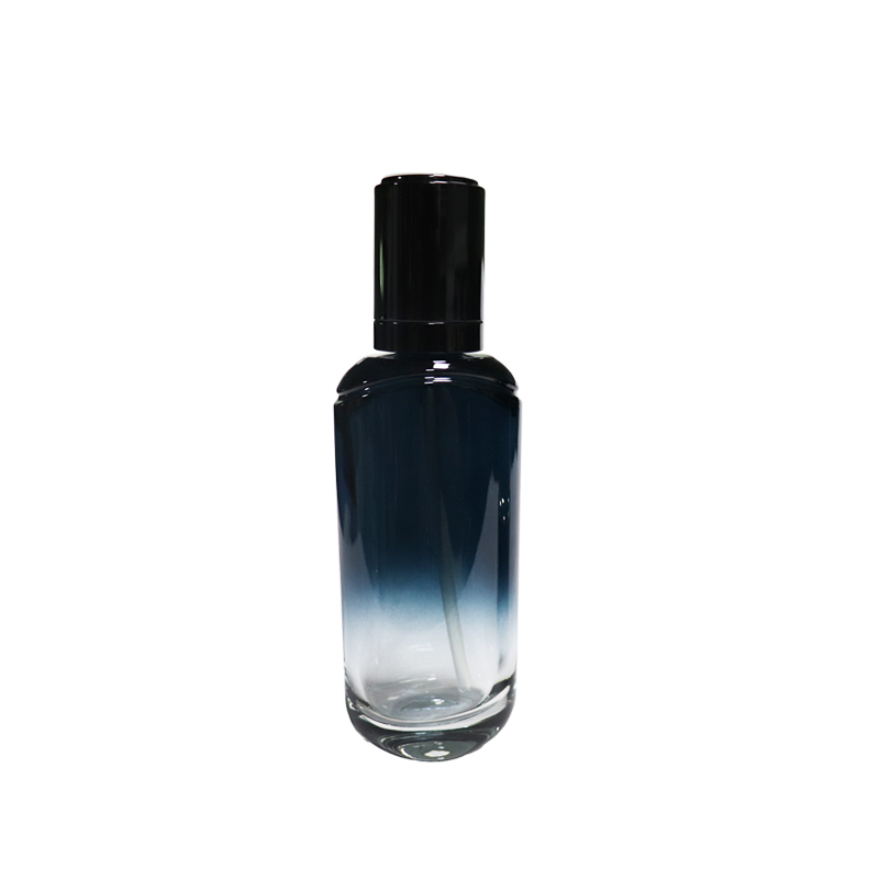 Luxury 5ml 10ml 15ml 1oz 2oz 3oz 100ml cream container opaque wide mouth black apothecary glass jar