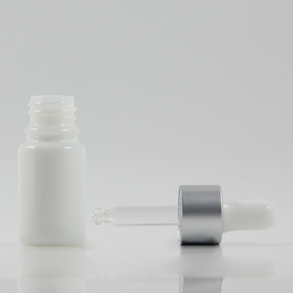 Luxury 5ml 10ml 15ml 20ml 30ml 50ml 100ml Opal White Essential Oil Dropper Bottles.