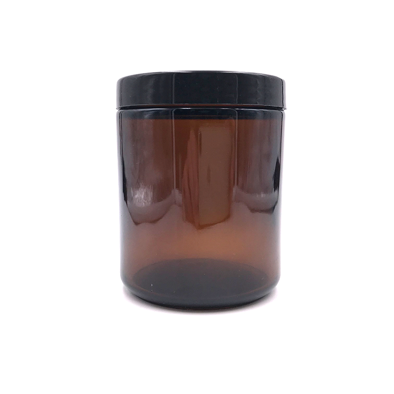 Luxury 5ml 10ml 15ml 20ml 30ml 50ml 100ml cosmetic cream hair gel food container amber glass jar